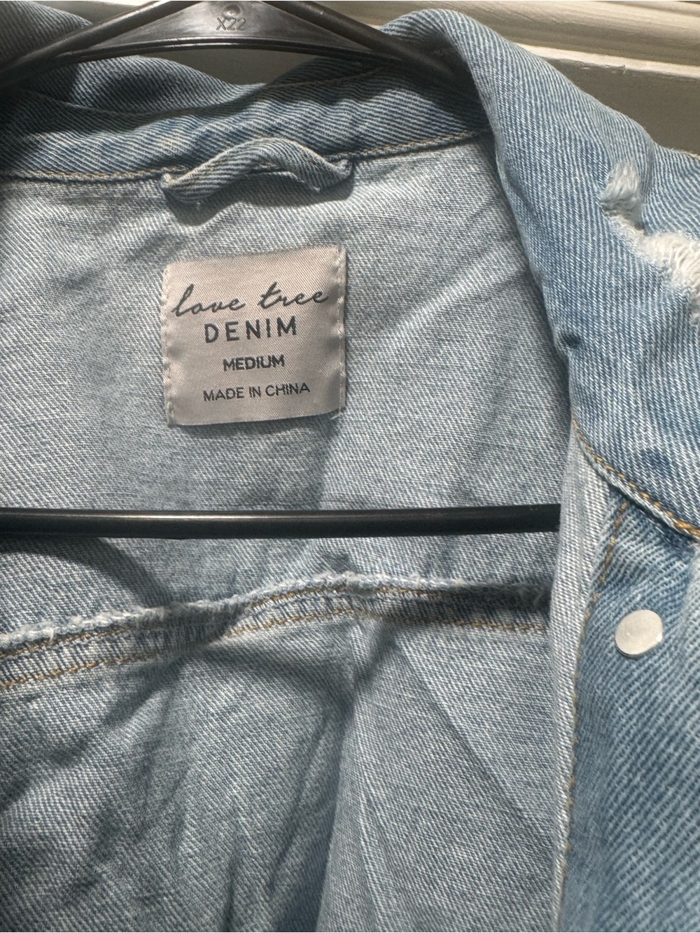 Love Tree Denim Medium Jean Jacket